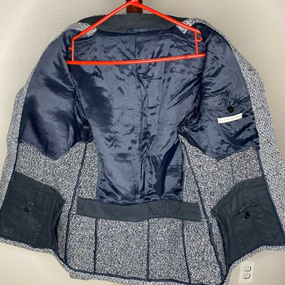 Balenciaga Grey Wool Coat Size oversized Small - Picture 3 of 5